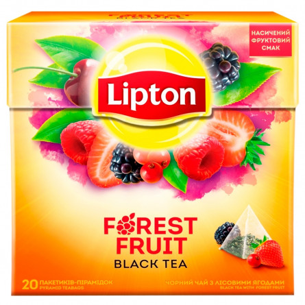 Чай чорний Lipton Forest Fruit в пірамідках 20шт 34г slide 6