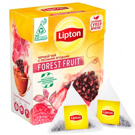 Чай чорний Lipton Forest Fruit в пірамідках 20шт 34г slide 8