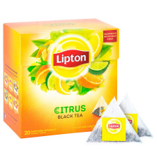 Чай чорний Lipton Citrus з цедрою цитрусових 1,8г*20шт mini slide 2