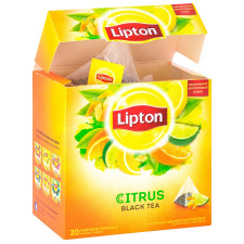 Чай чорний Lipton Citrus з цедрою цитрусових 1,8г*20шт mini slide 3