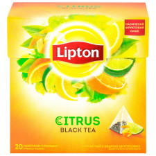 Чай чорний Lipton Citrus з цедрою цитрусових 1,8г*20шт mini slide 5