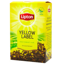 Чай чорний Lipton Yellow Label байховий 80г mini slide 1