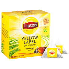 Чай чорний Lipton Yellow Label Ексклюзив в пірамідках 20шт*1,8г mini slide 3