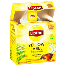 Чай чорний Lipton Yellow Label Ексклюзив в пірамідках 20шт*1,8г mini slide 4