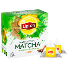 Чай зелений Lipton Magnificent Matcha з коренем імбиру 18шт*1,5г mini slide 3
