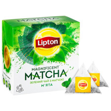 Чай зелений Lipton Magnificent Matcha з матчою та м'ятою 18шт*1,5г mini slide 3