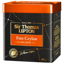 Чай чорний Lipton Sir Thomas Fine Ceylon 100г mini slide 1