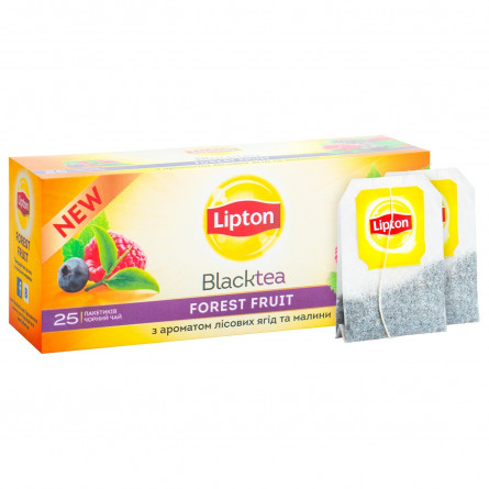 Чай чорний Lipton Forest Fruit в пакетиках 25шт*1,8г slide 3