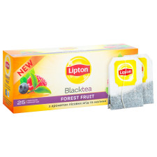 Чай чорний Lipton Forest Fruit в пакетиках 25шт*1,8г mini slide 3