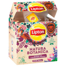 Чай зелений байховий Lipton Natura Botanica з лавандою м'ятою та пелюстками троянд в пакетиках 20шт*1,8г mini slide 3