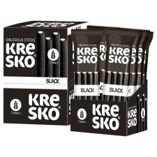 Трубочки хрусткі АВК Kresko Black 40г mini slide 2