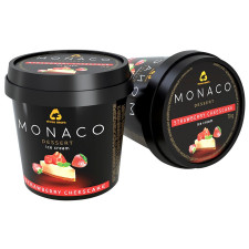 Морозиво Три Ведмеді Monaco Dessert Полуничний чізкейк 70г mini slide 1