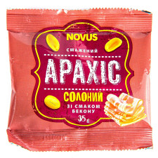 Арахис Novus жареный соленый со вкусом бекона 35г mini slide 1