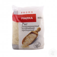 Рис Marka Promo довгозернистий шліфований пропарений 800г mini slide 2
