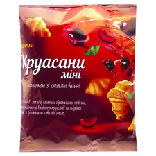 Круасани Novus Міні з вишнею180г mini slide 1