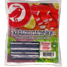 Крабові палички Ашан заморожені 400г mini slide 3