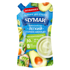 Соус майонезний Чумак Легкий з олією авокадо 30% 300г mini slide 1
