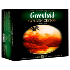 Чай черный Greenfield Golden Ceylon в пакетиках 50шт х 2г mini slide 2