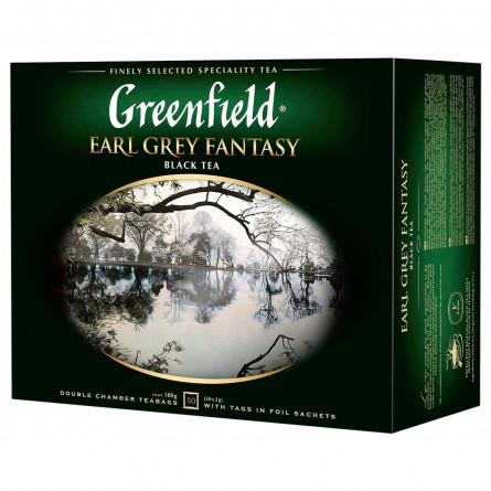 Чай чорний Greenfield Earl Grey Fantasy в пакетиках 50шт х 2г slide 1