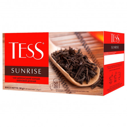 Чай чорний Tess Sunrise 50шт 1,8г slide 1