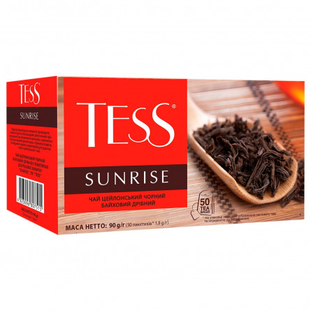 Чай чорний Tess Sunrise 50шт 1,8г slide 2