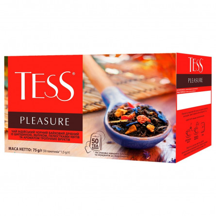 Чай чорний Tess Pleasure 50шт 1,5г slide 1