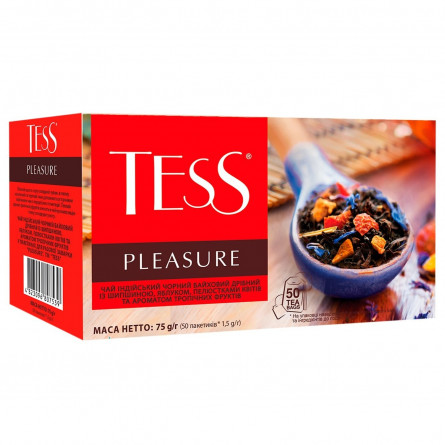 Чай чорний Tess Pleasure 50шт 1,5г slide 2