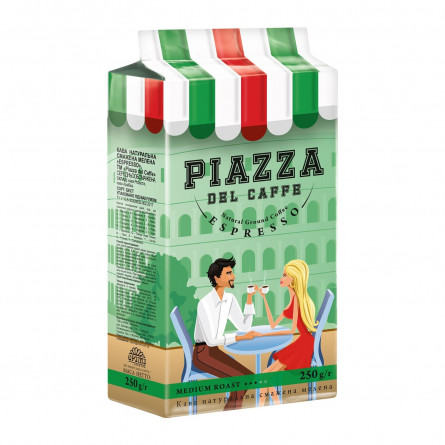 Кава Piazza del Caffe Espresso мелена 250г slide 2