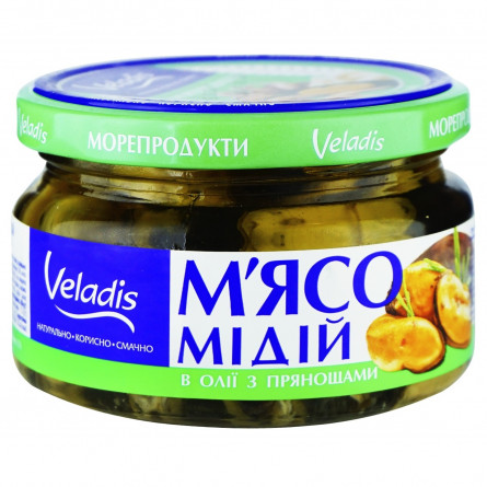 М'ясо Мідій в олії з прянощами Veladis 200г slide 2