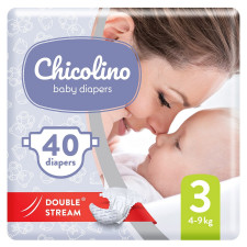 Подгузники детские Chicolino Medium 3 4-9кг 40шт mini slide 8