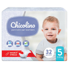 Підгузники дитячі Chicolino Medium 5 11-25кг 32шт mini slide 1