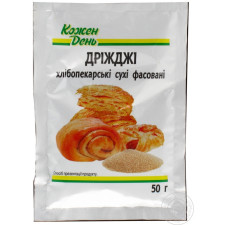 Дріжджі сухі Кожен день хлібопекарські 50г mini slide 3