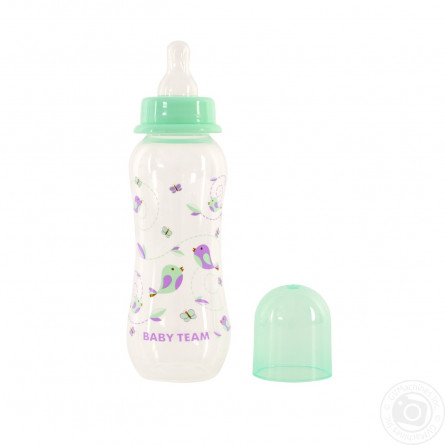 Пляшечка для годування Baby Team з силіконовою соскою 250мл slide 2