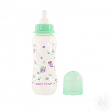 Пляшечка для годування Baby Team з силіконовою соскою 250мл mini slide 2
