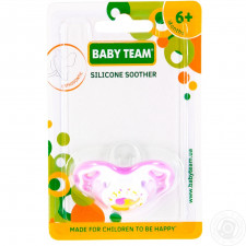 Пустушка Baby Team силіконова ортодонтична mini slide 3