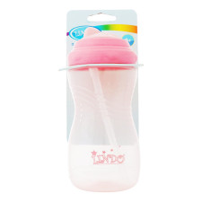 Пляшка-непроливайка Lindo Sport з соломинкою 375мл mini slide 2