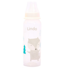 Пляшка Lindo Li 143 з силіконовою соскою 250мл mini slide 8