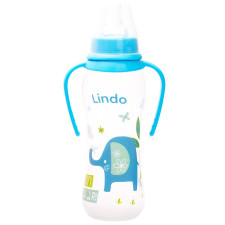 Пляшка Lindo Li 147 з силіконовою соскою 250мл mini slide 4