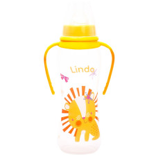 Пляшка Lindo Li 147 з силіконовою соскою 250мл mini slide 5