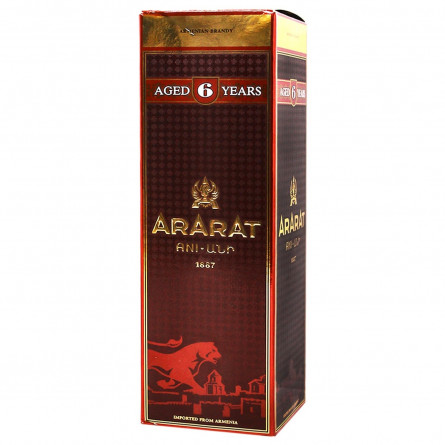 Коньяк Ararat Aни 6 лет 40% 0,5л slide 3