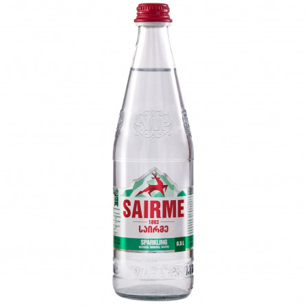 Вода Саірме газована скляна пляшка 0,5л slide 1