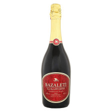Вино ігристе Bazaleti червоне напівсолодке 12% 0,75л mini slide 1