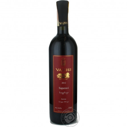 Вино Schuchmann Wines Georgia Vazisi Saperavi червоне сухе 14% 0,75л slide 1