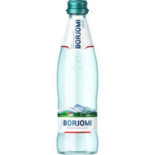 Вода минеральная Borjomi сильногазированная стекляная бутылка 0,33л mini slide 1