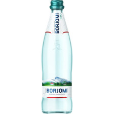 Вода минеральная Borjomi сильногазированная стекляная бутылка 0,5л mini slide 1