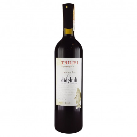 Вино Didebuli Tbilisi красное сухое 11% 0,75л slide 1
