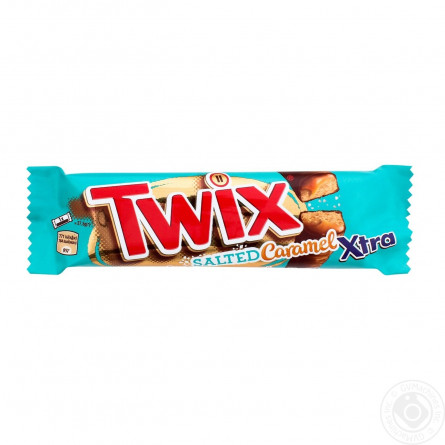 Батончик шоколадний Twix Xtra Солона карамель 75г slide 1