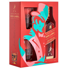 Виски Johnnie Walker Red Label 40% 700мл + 2 стакана в коробке mini slide 2