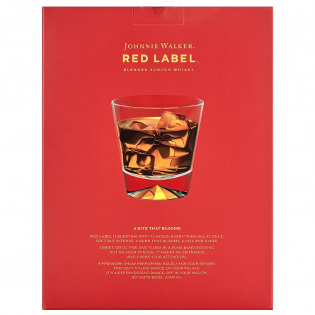 Виски Johnnie Walker Red Label 40% 700мл + 2 стакана в коробке slide 4