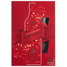 Віскі Johnnie Walker Red Label 40% 0,7л + 2 склянки в подарунковій коробці mini slide 1